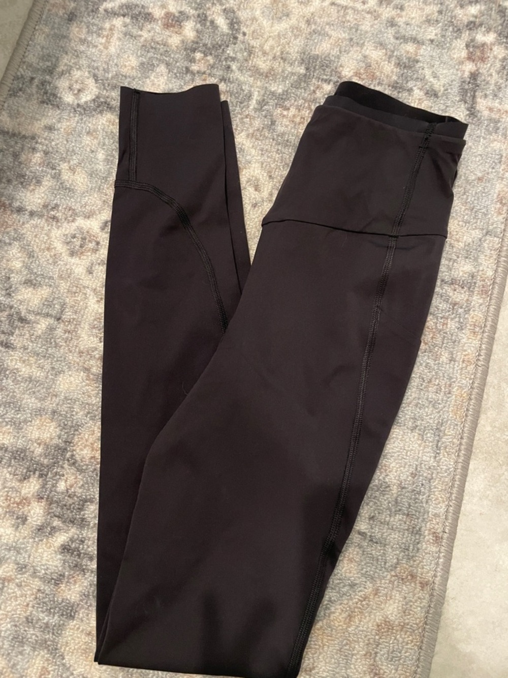 Lululemon Black Go Further Race High rise tights